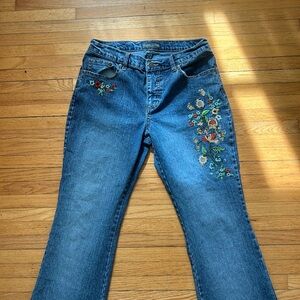 Vintage Relativity embroidered jeans